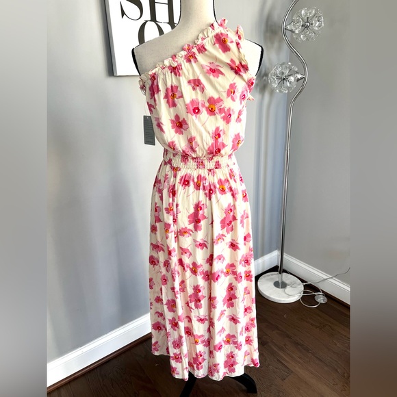 Melloday Floral One Shoulder Dress - Picture 6 of 11